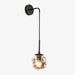Wall Light Glass Sphere with Gold Leaf Modern Design | Aurivo
