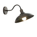 Wall Light Iron Bowl Outdoor Industrial Style | Ardeli