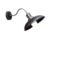 Wall Light Iron Bowl Outdoor Industrial Style | Ardeli