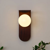 Wall Light Iron Wood Accent Nordic Minimalist | Varein