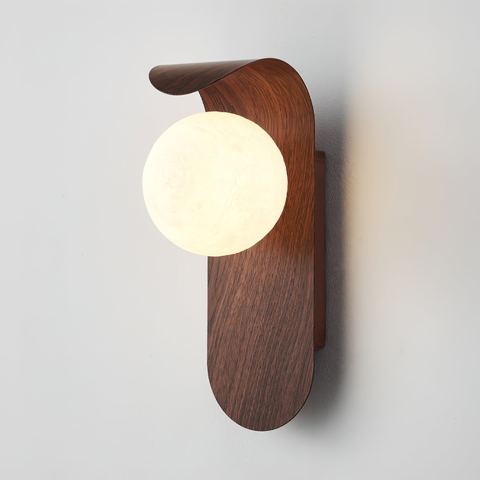 Wall Light Iron Wood Accent Nordic Minimalist | Varein