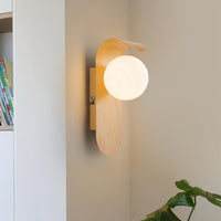 Wall Light Iron Wood Accent Nordic Minimalist | Varein