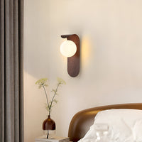 Wall Light Iron Wood Accent Nordic Minimalist | Varein