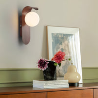 Wall Light Iron Wood Accent Nordic Minimalist | Varein