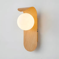 Wall Light Iron Wood Accent Nordic Minimalist | Varein