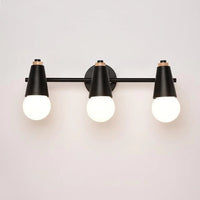 Wall Light Iron and Wood with Adjustable Heads Modern | Esvorn