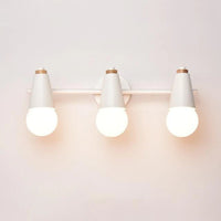 Wall Light Iron and Wood with Adjustable Heads Modern | Esvorn