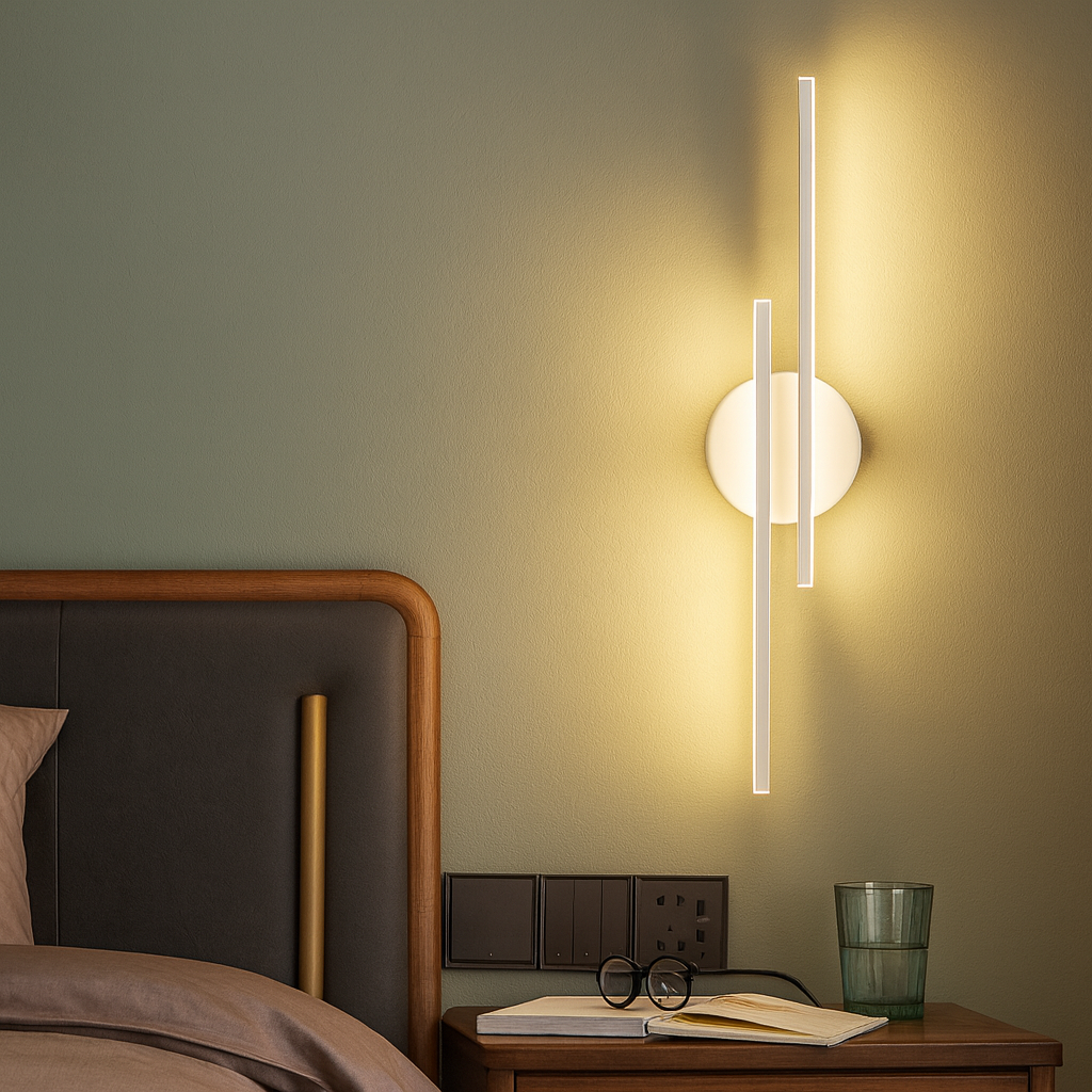 Wall Light LED Double Line in Nordic Style | Vilmar