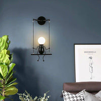 Wall Light LED Metal Swing Figure Modern Design | Ramaro