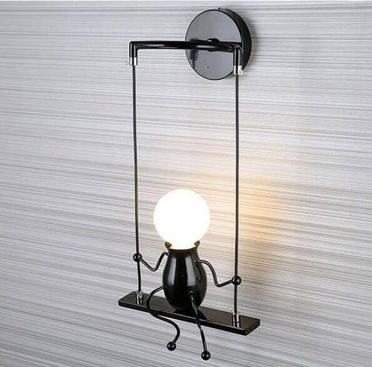 Wall Light LED Metal Swing Figure Modern Design | Ramaro