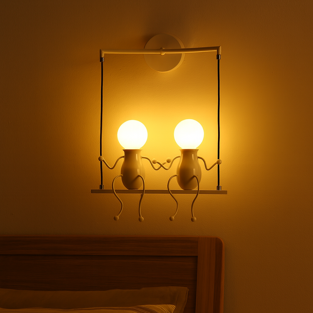 Wall Light LED Metal Swing Figure Modern Design | Ramaro