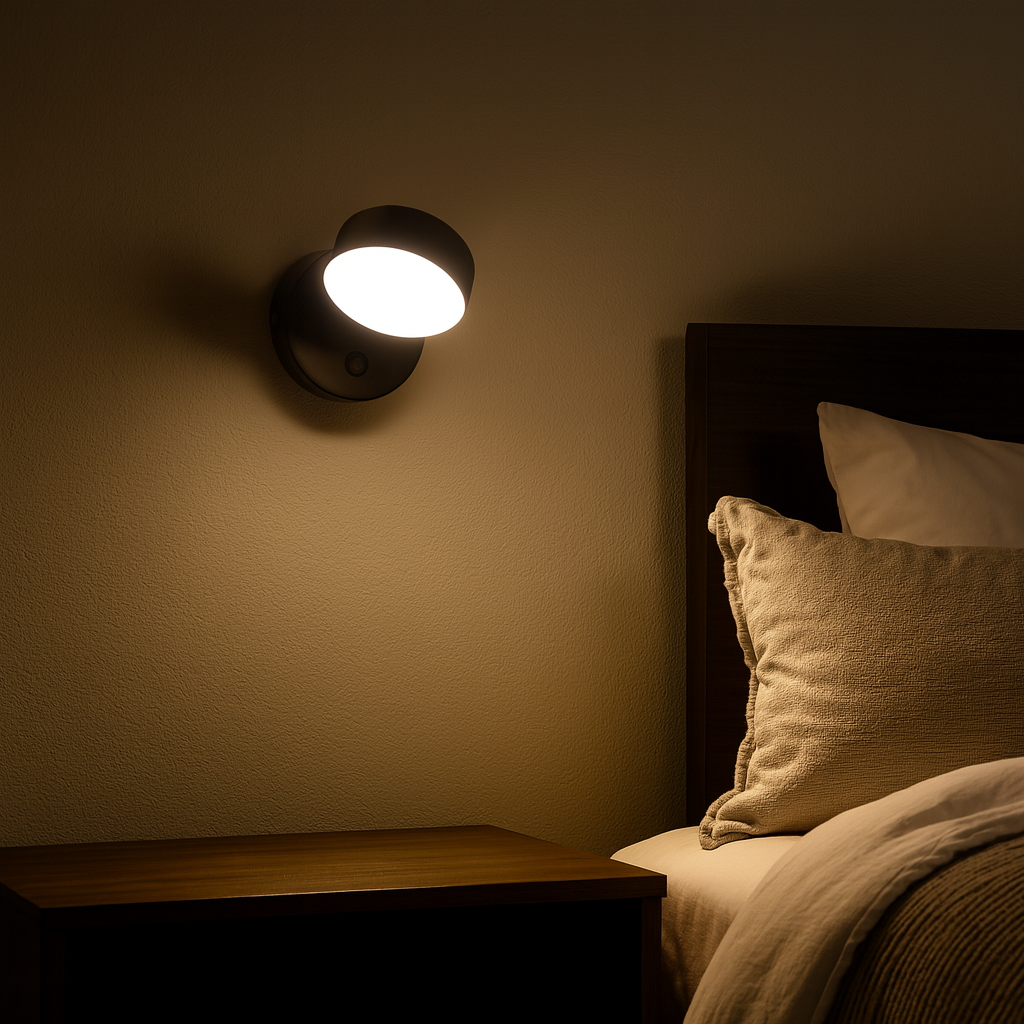 Wall Light LED in Nordic Style Black Gold | Vervan