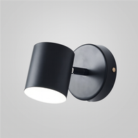 Wall Light LED with Nordic Metal Finish Black Gold | Harven