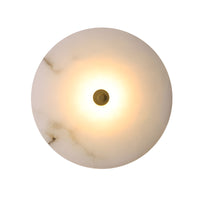 Wall Light Marble Alabaster Modern Round Design | Luniver