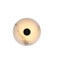 Wall Light Marble Alabaster Modern Round Design | Luniver
