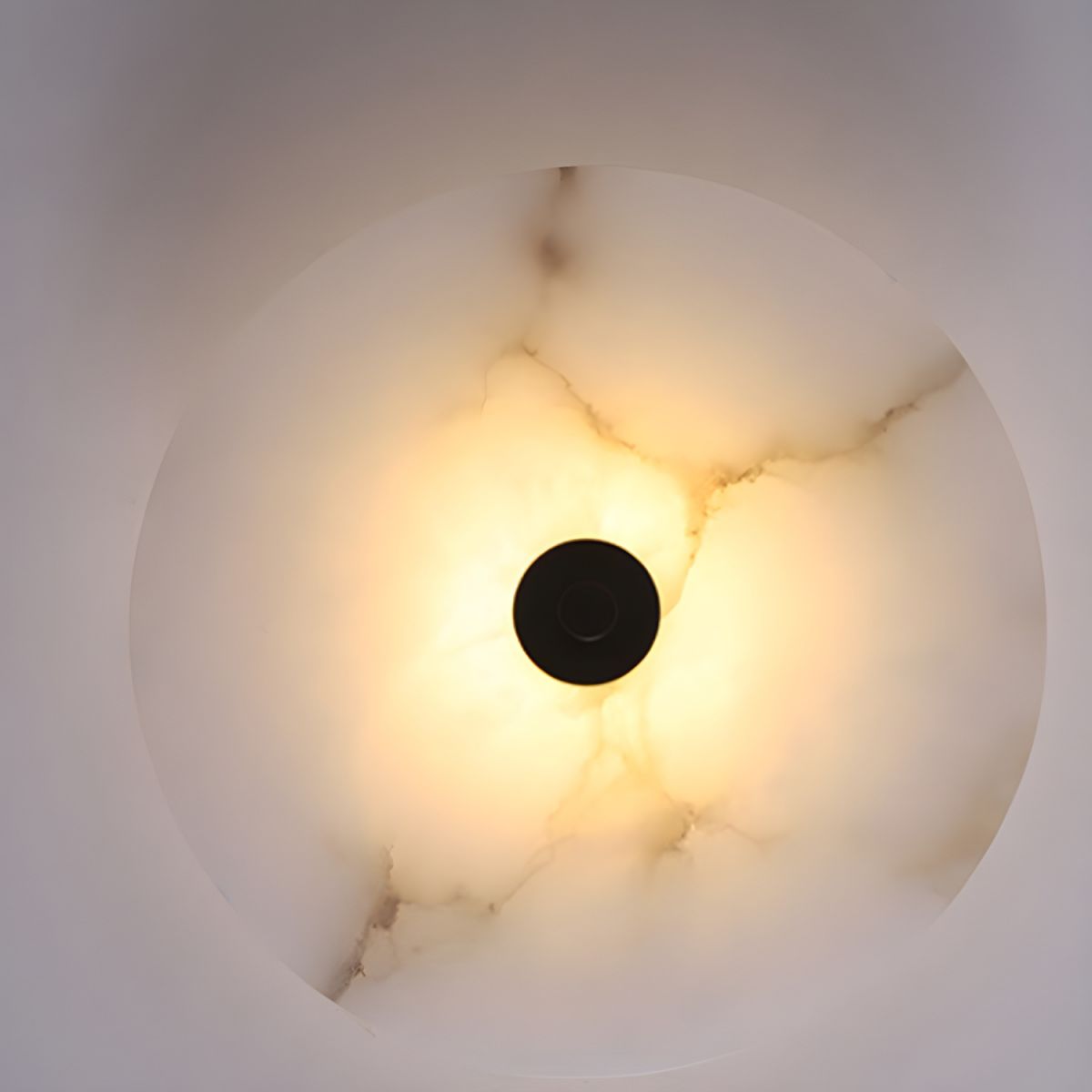Wall Light Marble Alabaster Modern Round Design | Luniver