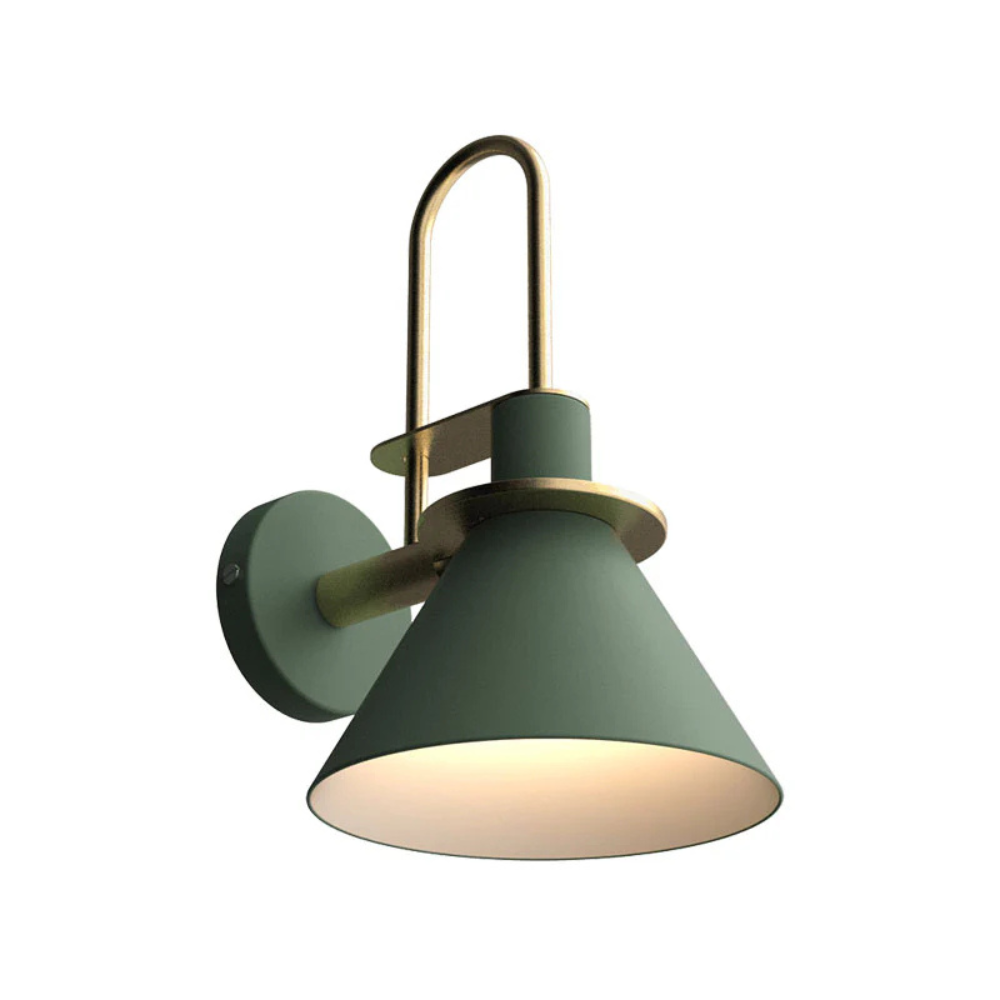 Wall Light Metal Cone for Kids Bedroom Lighting | Zecara