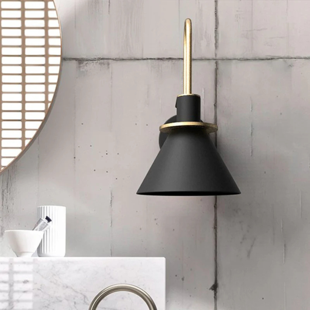 Wall Light Metal Cone for Kids Bedroom Lighting | Zecara
