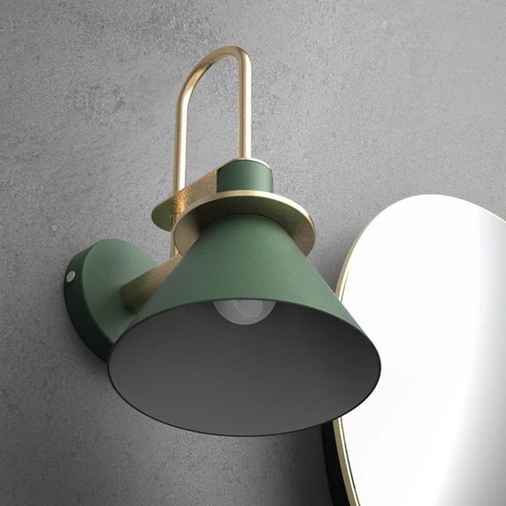 Wall Light Metal Cone for Kids Bedroom Lighting | Zecara