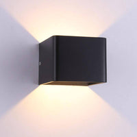 Wall Light Metal Cube LED in Modern Style | Colyra