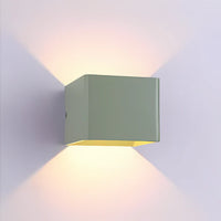 Wall Light Metal Cube LED in Modern Style | Colyra
