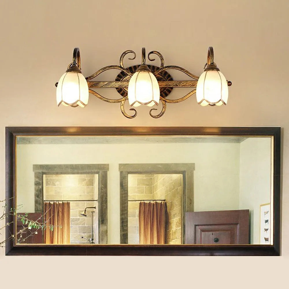 Wall Light Metal Frame in Vintage Style | Orelan