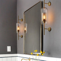 Wall Light Metal Glass Nordic Industrial Style | Onealor