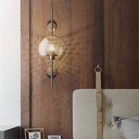 Wall Light Metal Glass Nordic Industrial Style | Onealor