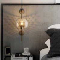 Wall Light Metal Glass Nordic Industrial Style | Onealor