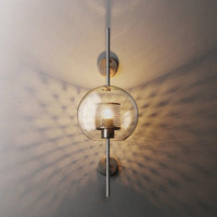 Wall Light Metal Glass Nordic Industrial Style | Onealor