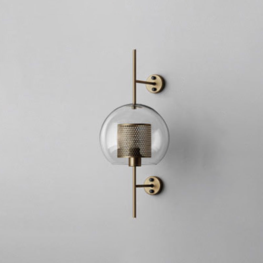 Wall Light Metal Glass Nordic Industrial Style | Onealor
