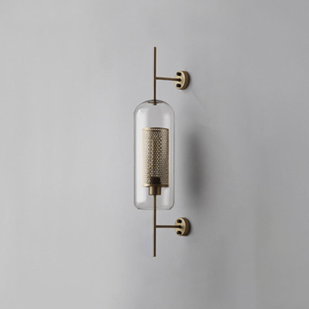 Wall Light Metal Glass Nordic Industrial Style | Onealor