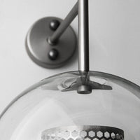 Wall Light Metal Glass Nordic Industrial Style | Onealor