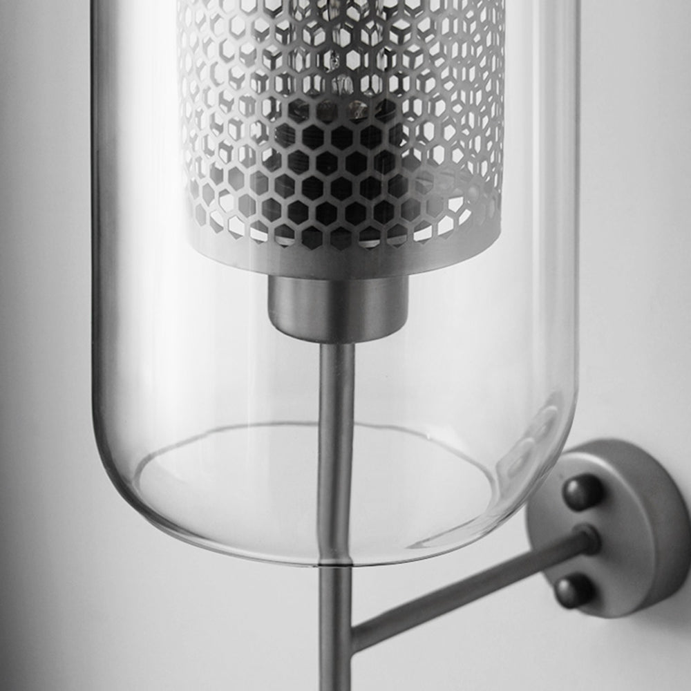 Wall Light Metal Glass Nordic Industrial Style | Onealor