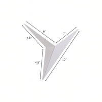 Wall Light Metal LED Modern Triangle Design | Murivan