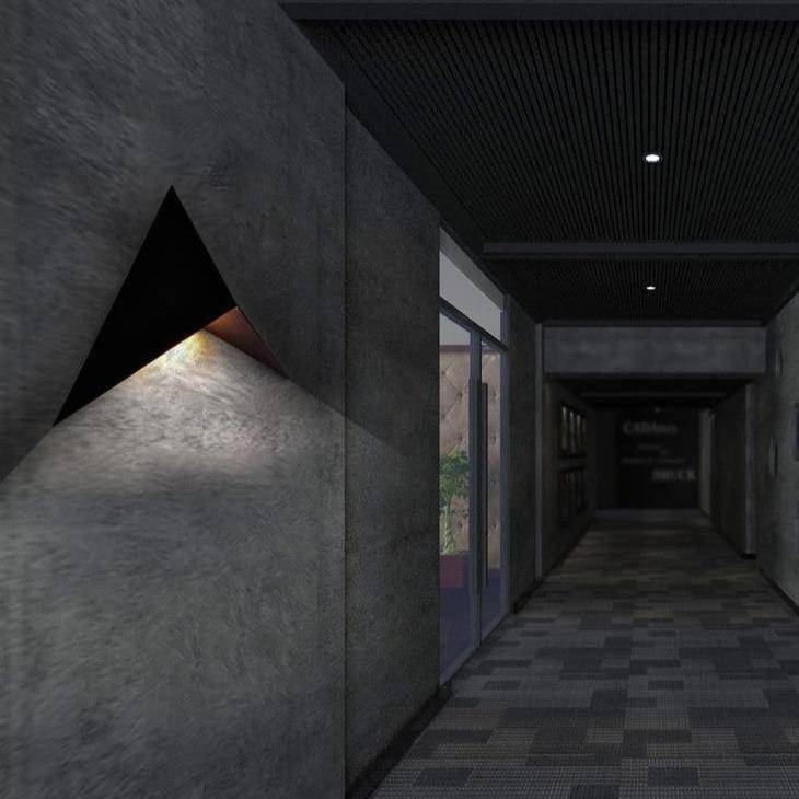 Wall Light Metal LED Modern Triangle Design | Murivan