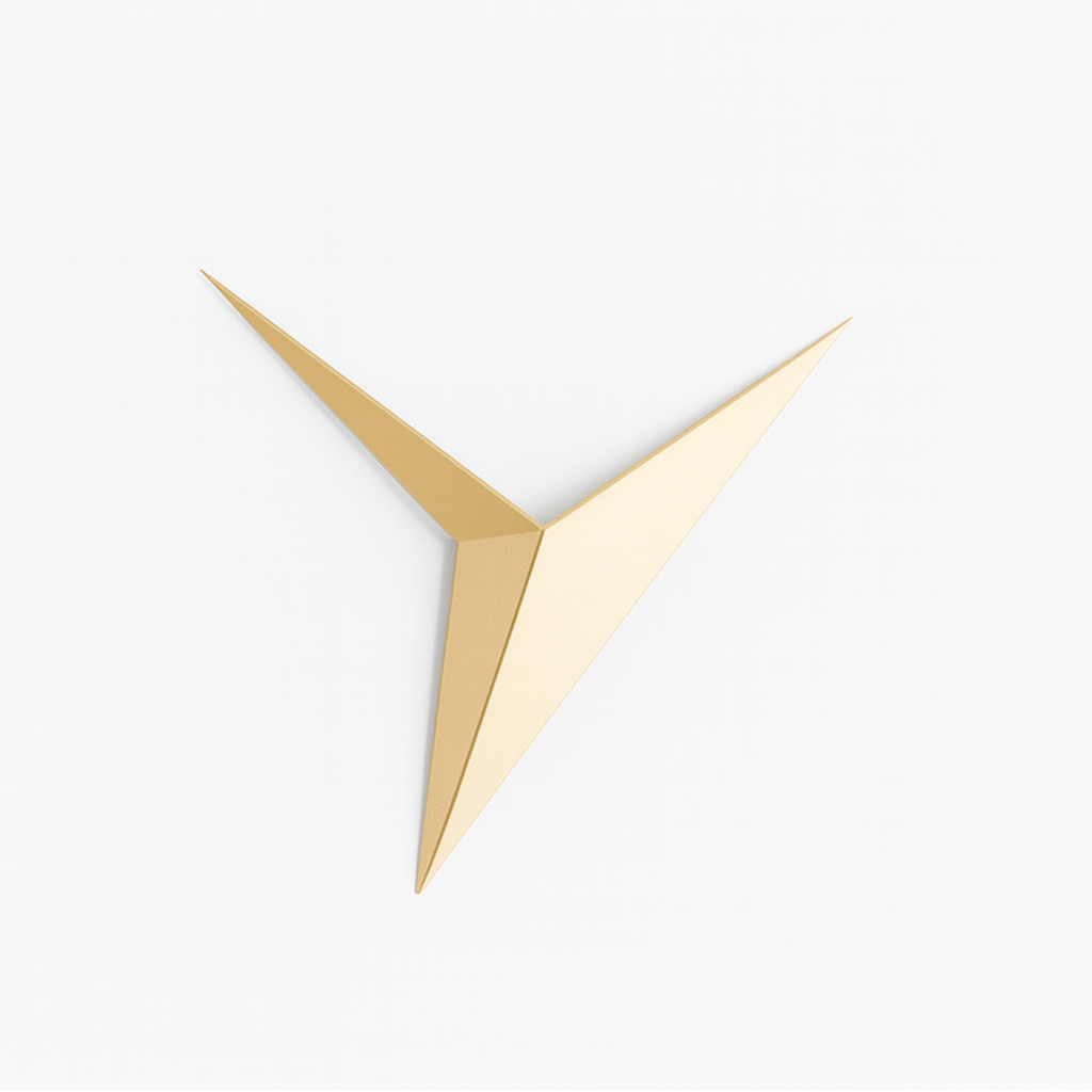 Wall Light Metal LED Modern Triangle Design | Murivan