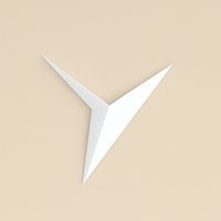 Wall Light Metal LED Modern Triangle Design | Murivan