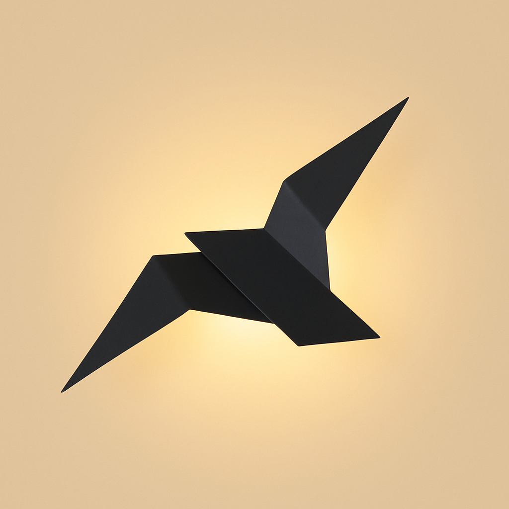 Wall Light Metal LED Origami in Nordic Style | Nailora