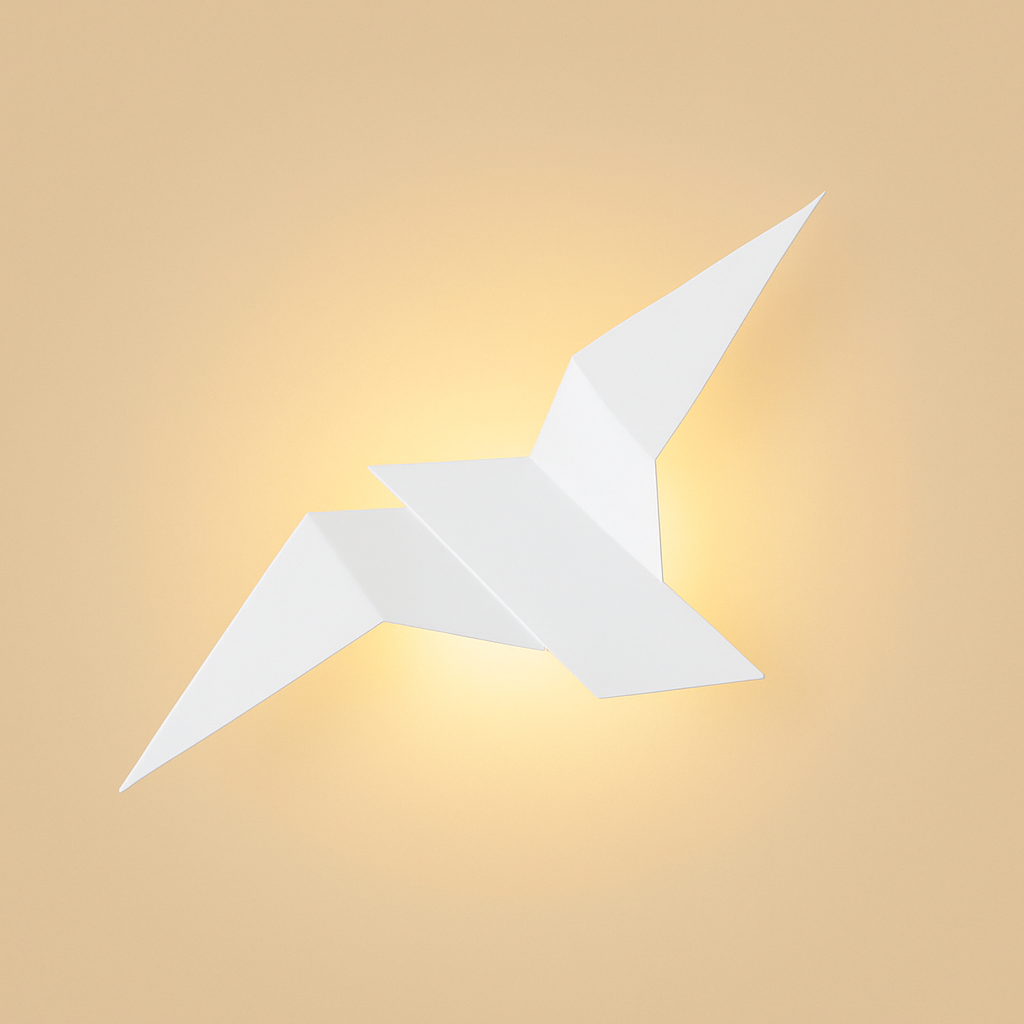 Wall Light Metal LED Origami in Nordic Style | Nailora