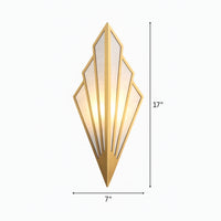 Wall Light Metal LED Triangular Design Modern | Trelvio
