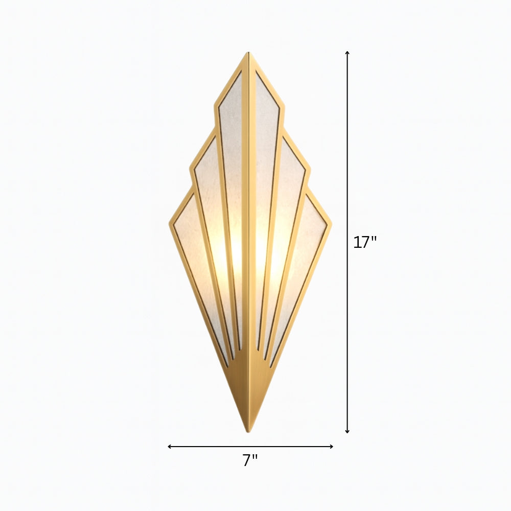 Wall Light Metal LED Triangular Design Modern | Trelvio