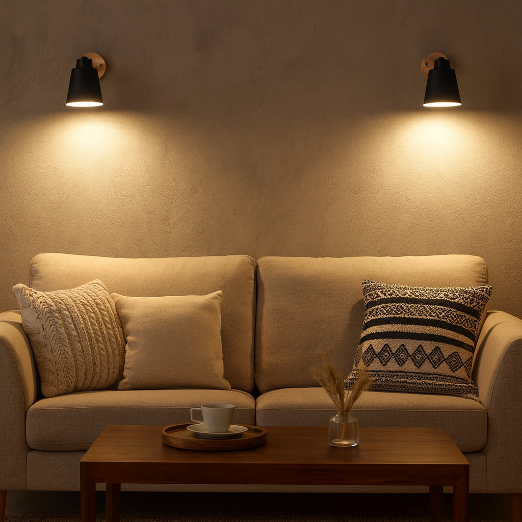 Wall Light Metal LED with Nordic Adjustable Shade | Norella