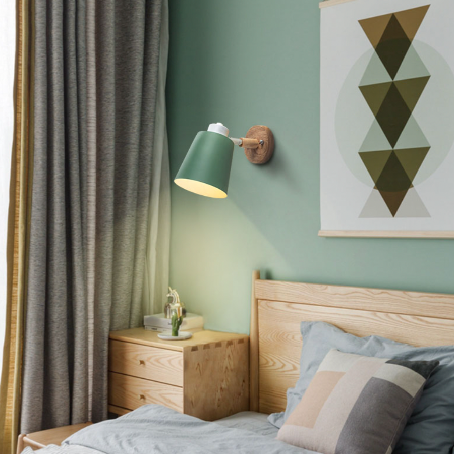 Wall Light Metal LED with Nordic Adjustable Shade | Norella