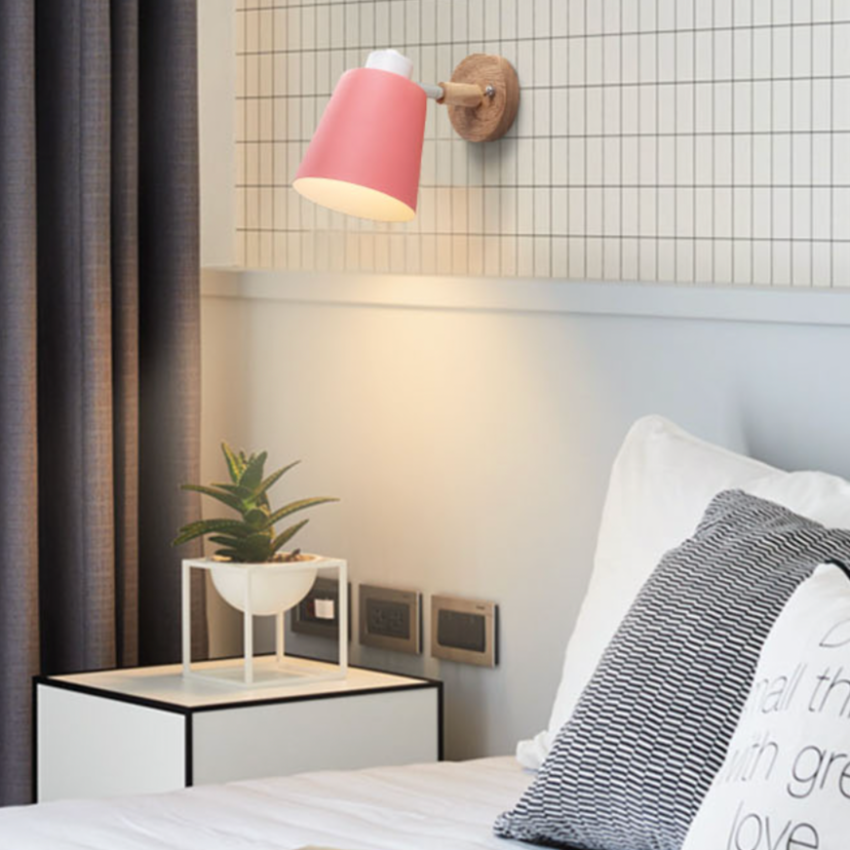 Wall Light Metal LED with Nordic Adjustable Shade | Norella