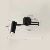 Wall Light Metal Reading with Adjustable Arm Modern | Sevelin