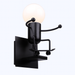 Wall Light Metal Robot in Retro Interior Style | Davelo