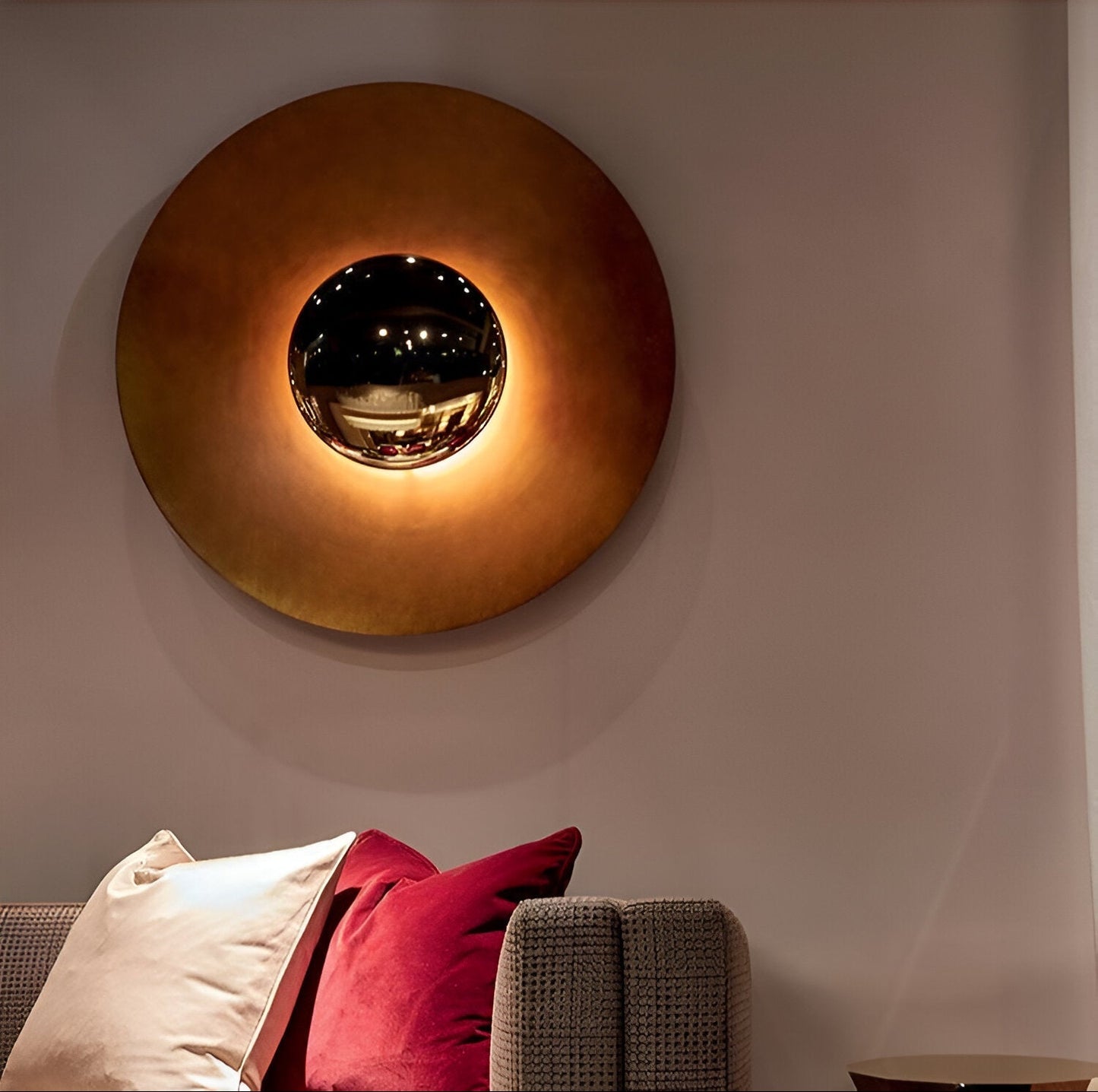 Wall Light Metal Round Nordic Design | Colaro