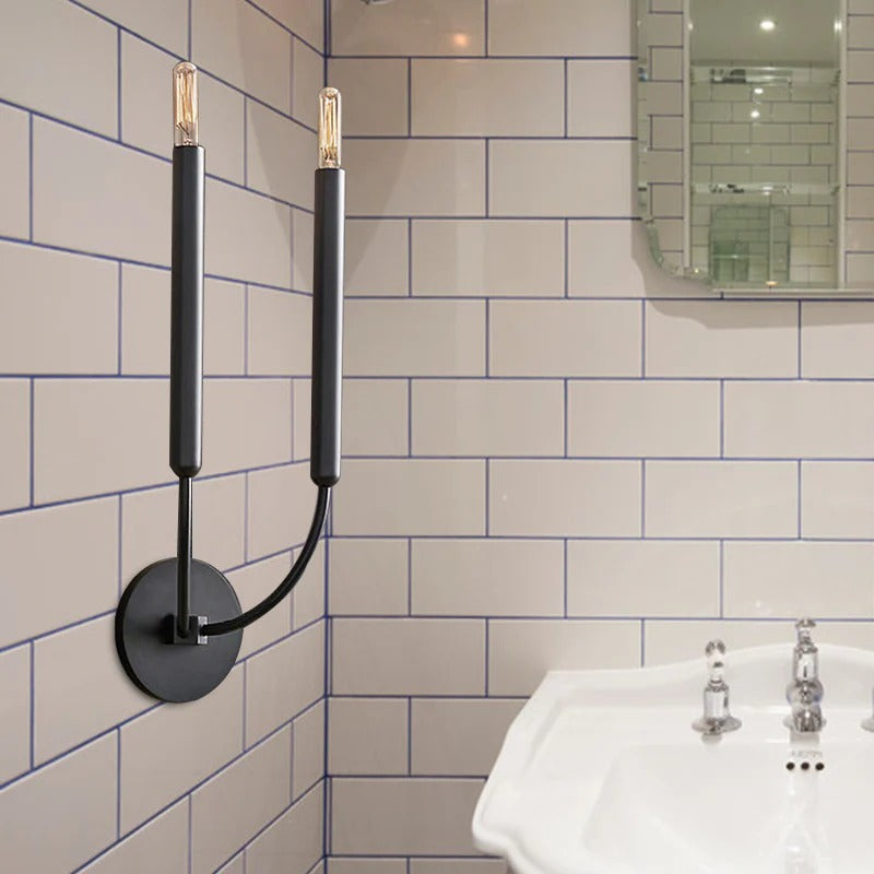 Wall Light Metal Tube Traditional Design | Bravion