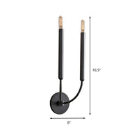 Wall Light Metal Tube Traditional Design | Bravion